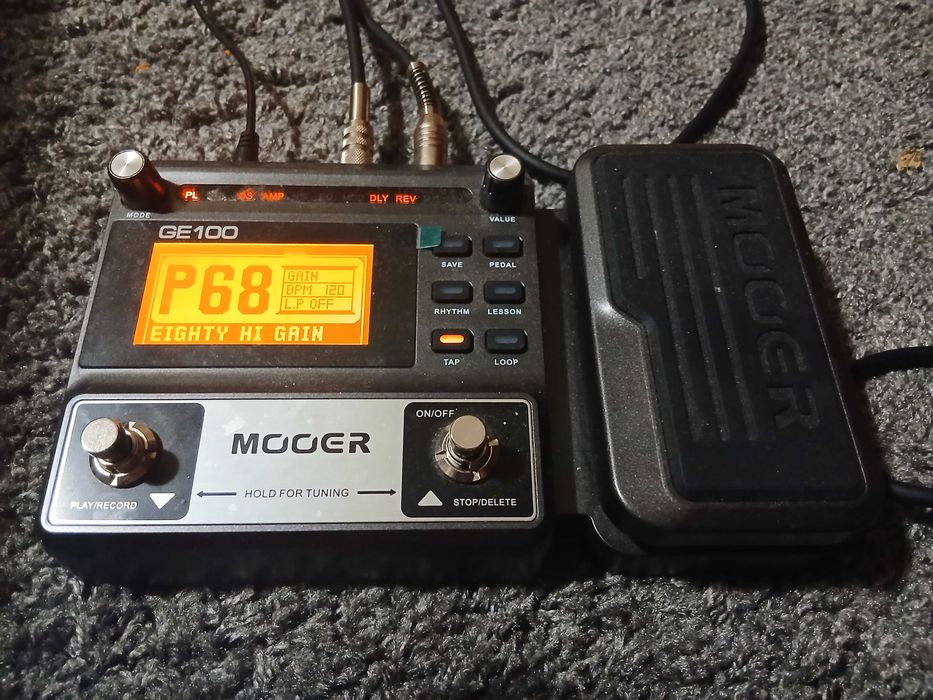 Mooer ge100 pedal efeitos