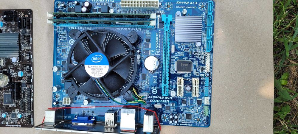 Комплект 4 ядра  S1155 ASUS Gigabyte MSI H61 + Intel Core I5 3470 up to 3.60 GHz  BOX + 8GB DDR3