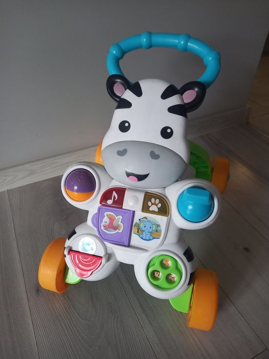 Jeździk pchacz zebra fisher price