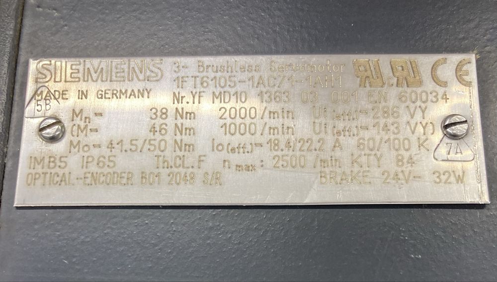 Servo Motor Siemens64281947063553122