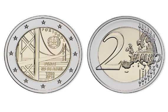 BNC - 2.00 Euros Ponte 25 de Abril 1966-2016