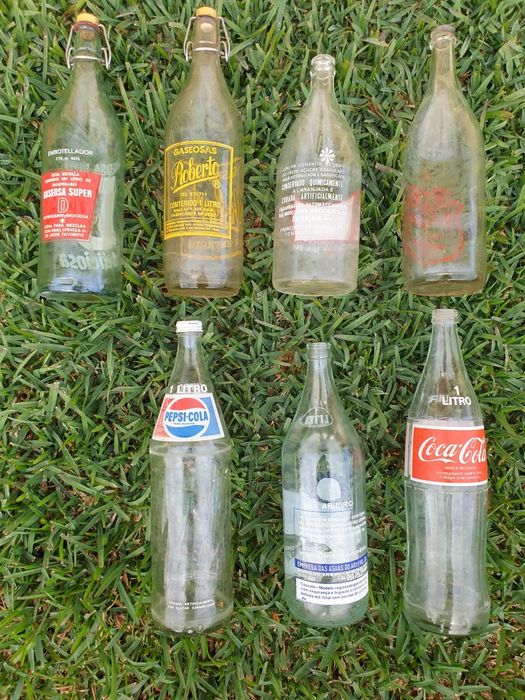 Garrafa antigas pirogravadas