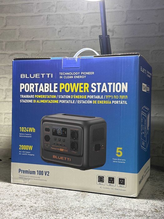 Нова Зарядна Станція Bluetti Premium 100V2
