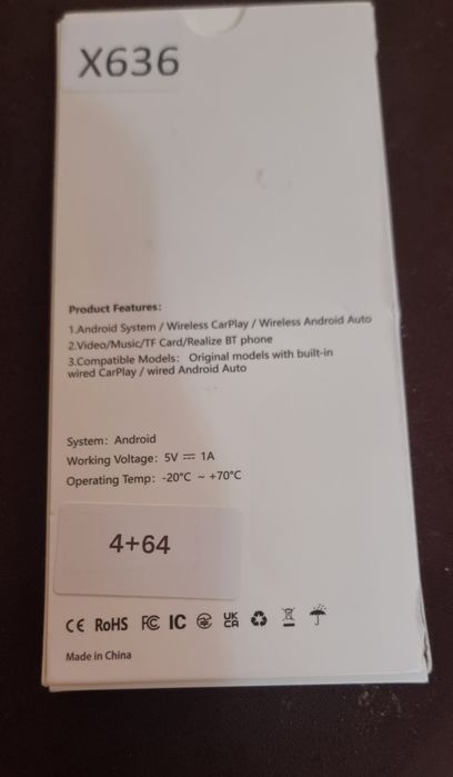 Wireless Carplay AI Box