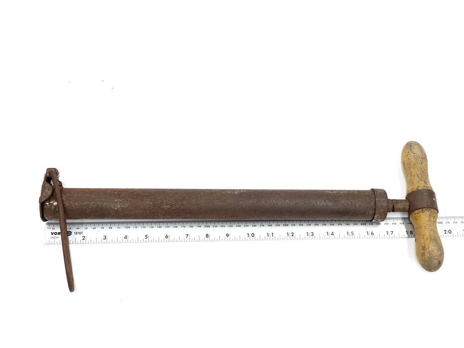 Pompka podłogowa stacjonarna serwisowa do rowerów PRL