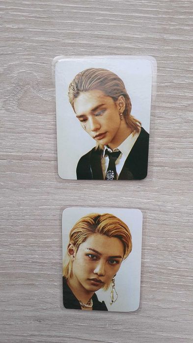 Cartões laminados e imanes Stray Kids K-pop Felix e Hyunjin
