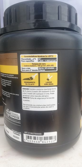 Protetor de madeira incolor acetinado PECOL