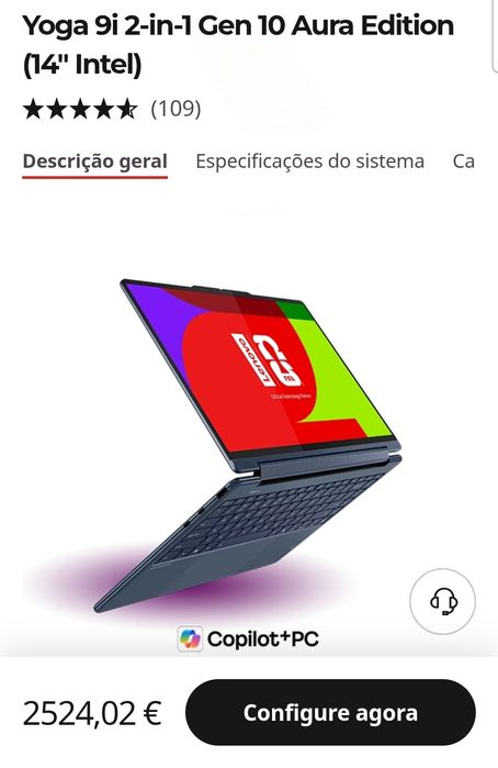 Yoga 9i 2-in-1 14ILL10 OLED touch 4k 2025