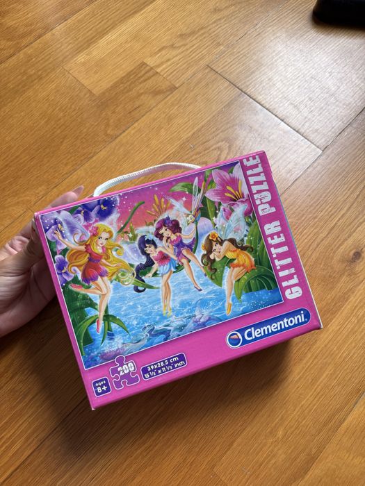 glitter puzzle 200 peças