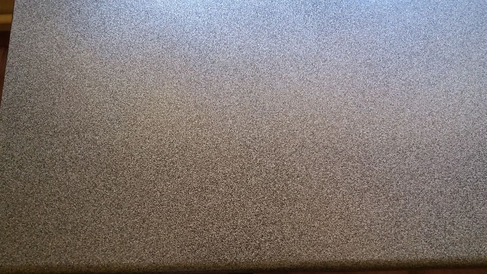 solidne biurko szary duży blat + pojemne szafki