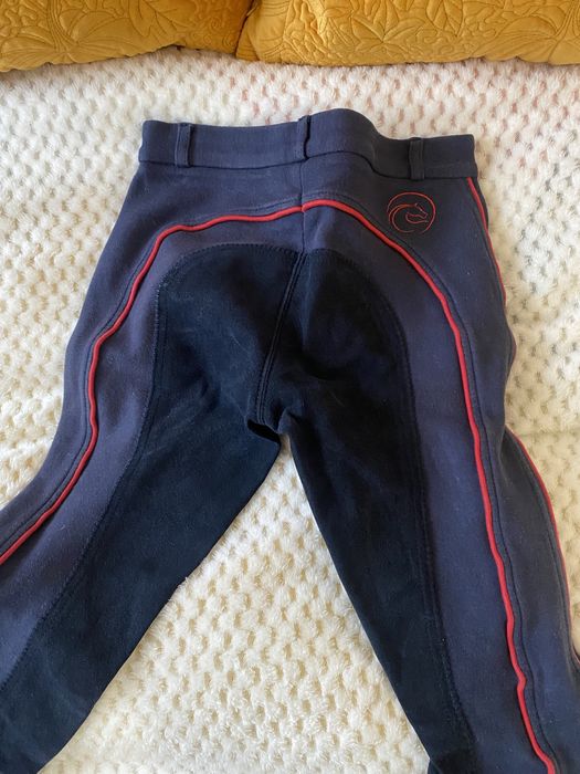 Granatowe bryczesy york 152