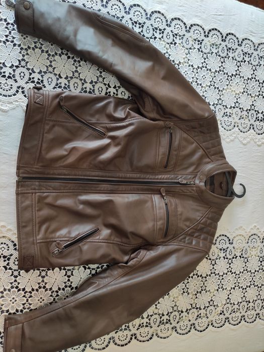 Casaco de pele genuína