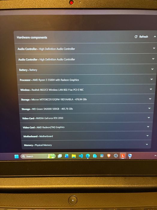 Lenovo IdeaPad Gaming 3 15ACH6 | Ryzen 5 | RTX 2050 | 32GB | 1 TB | 144Hz
