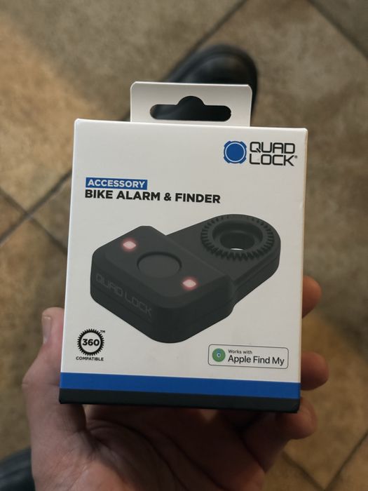 Quad lock bike alarm
