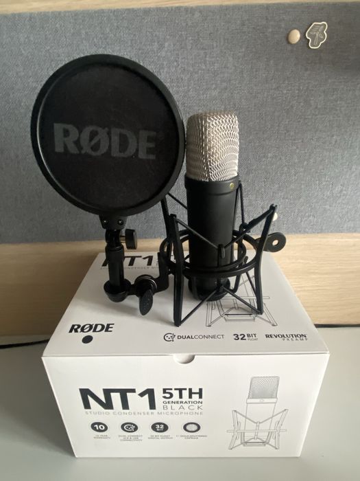 Mikrofony RØDE NT1 5. generacji (czarny)
