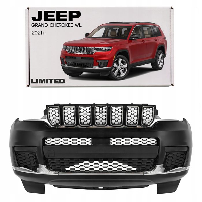 jeep grand cherokee v wl 2021+ limited kompletny zderzak przedni 68538