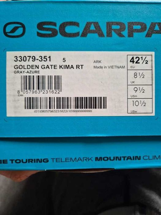 Buty biegowe scarpa golden Gate kima rt 42,5 27,8 cm