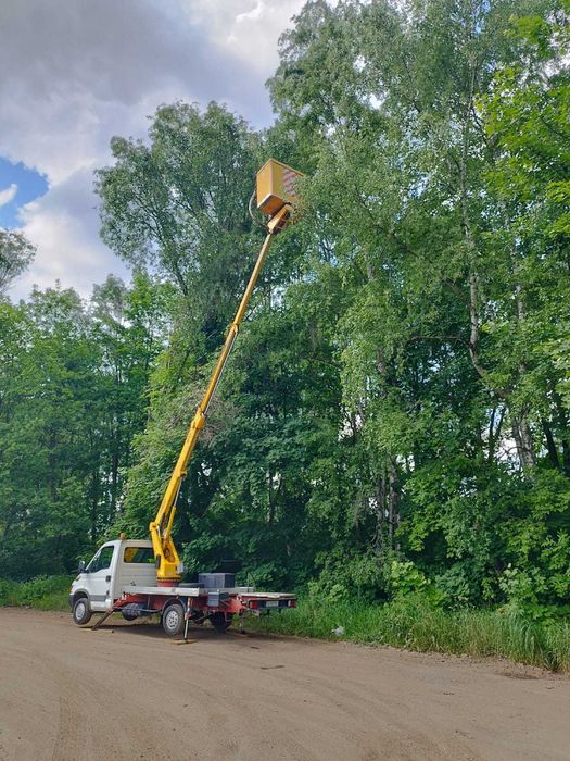 Podnośnik koszowy, zwyżka (5pietro) wynajem, usługi