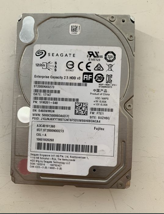Накопичувач SAS 2Tb
