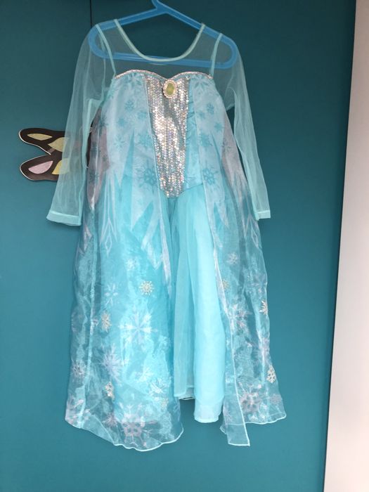 Sukienka karnawał Frozen Elza rozm.128
