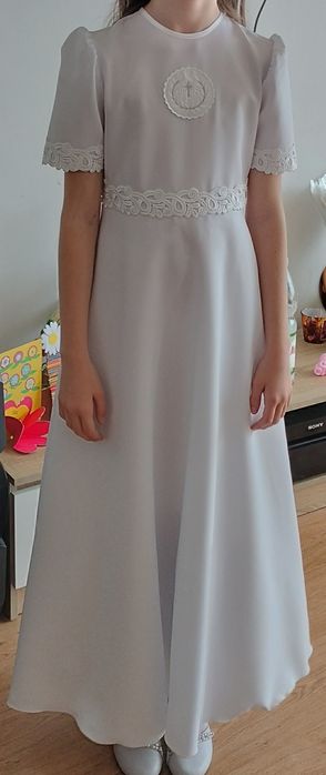 Alba komunijna + bolerko + futerko