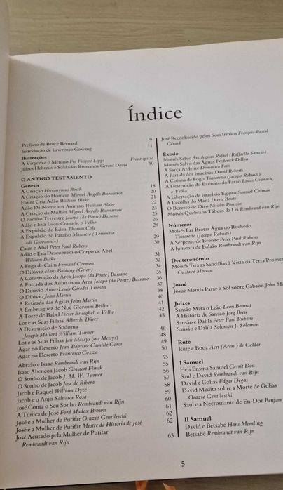 livro Tesouros artisticos da Biblia