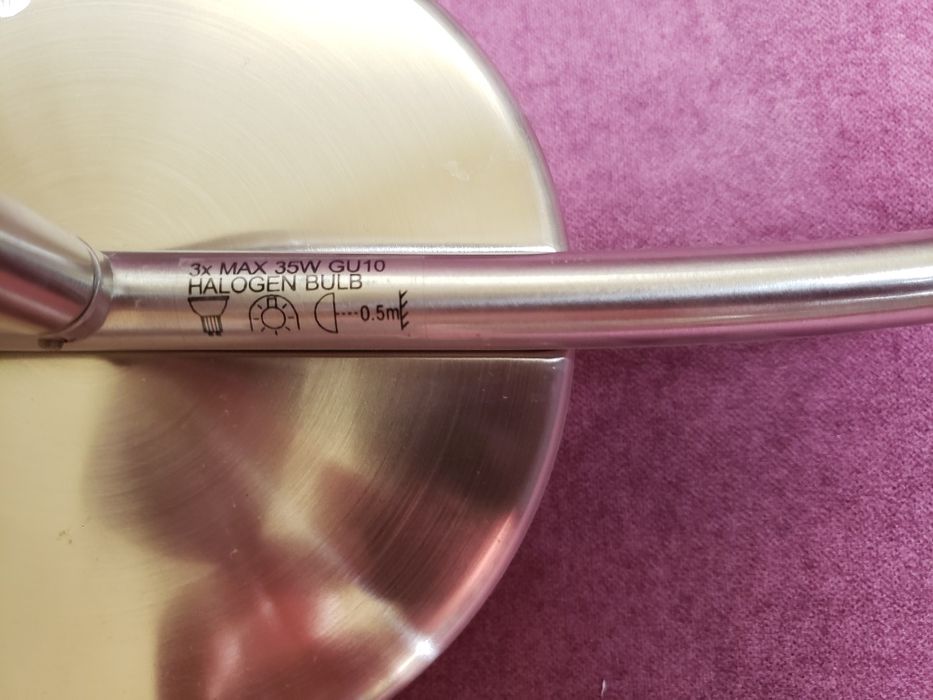 Lampa sufitowa pokojowa wisząca 3 punktowa ikea