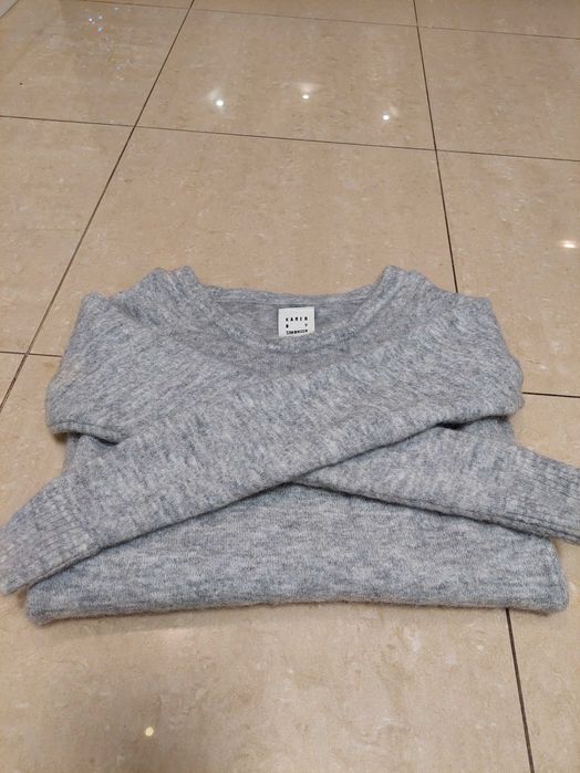 Moherowy sweter Karen by Simonsen r S 36 wełna moher