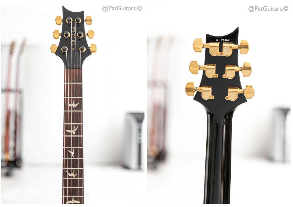 1989 PRS Custom 24 Brazilian Burl 10 Top