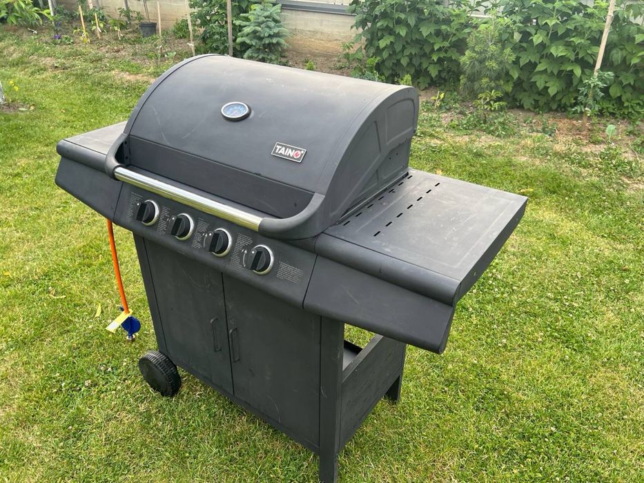 Газовий гриль TAINO на 4 конфорки + бічна плита (Нові пальники!