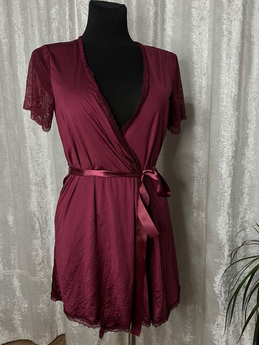 Obsessive Miamor szlafrok  bordo S/M