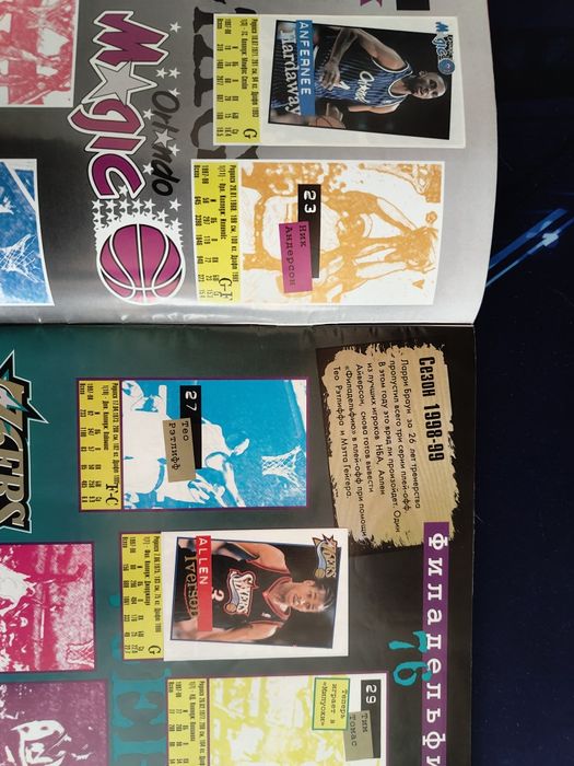 Журнал альбом для наклеек Panini nba баскетбол: 3 300 грн
