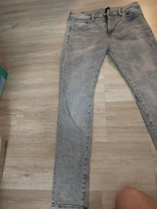 Skinny jeans szare HM