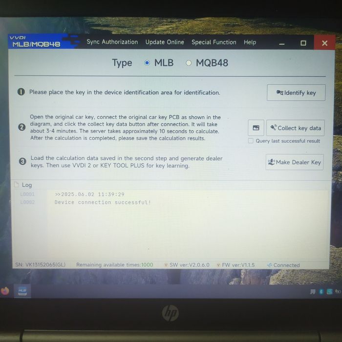Добовление ключей MLB и MQB