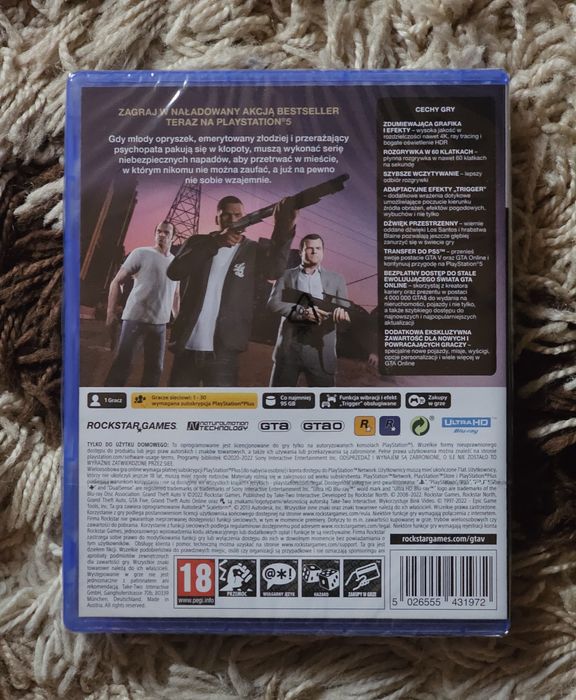 GTA V 5 Grand Theft Auto V ps5