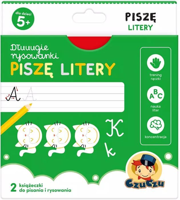 CzuCzu. Dłuuugie rysowanki. Piszę litery (wydanie kieszonkowe)
