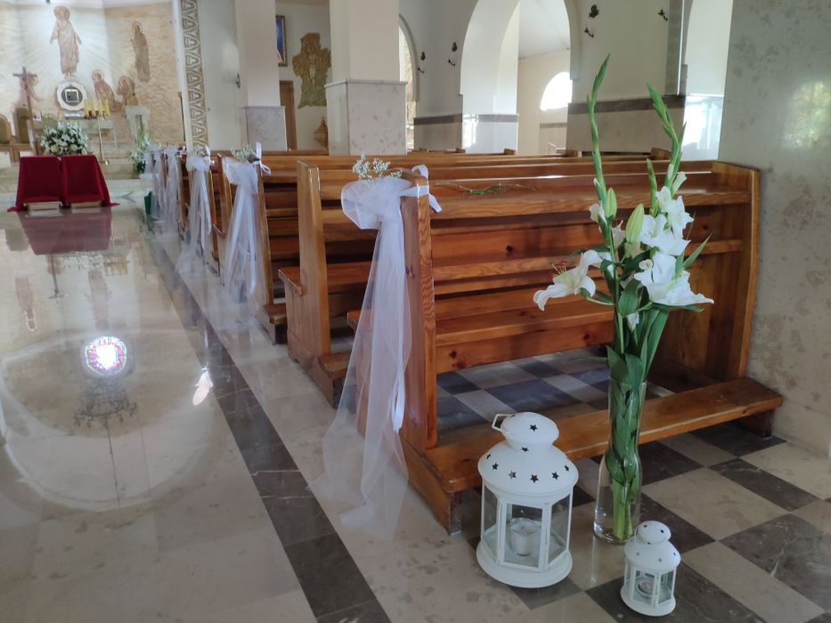 SPRZEDAM dekorację kościoła na ślub