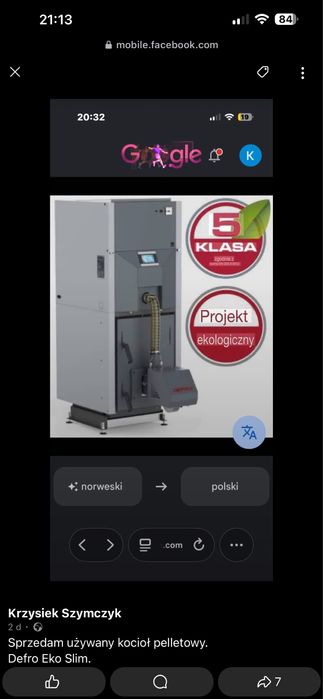 Piec pelletowy eko slim