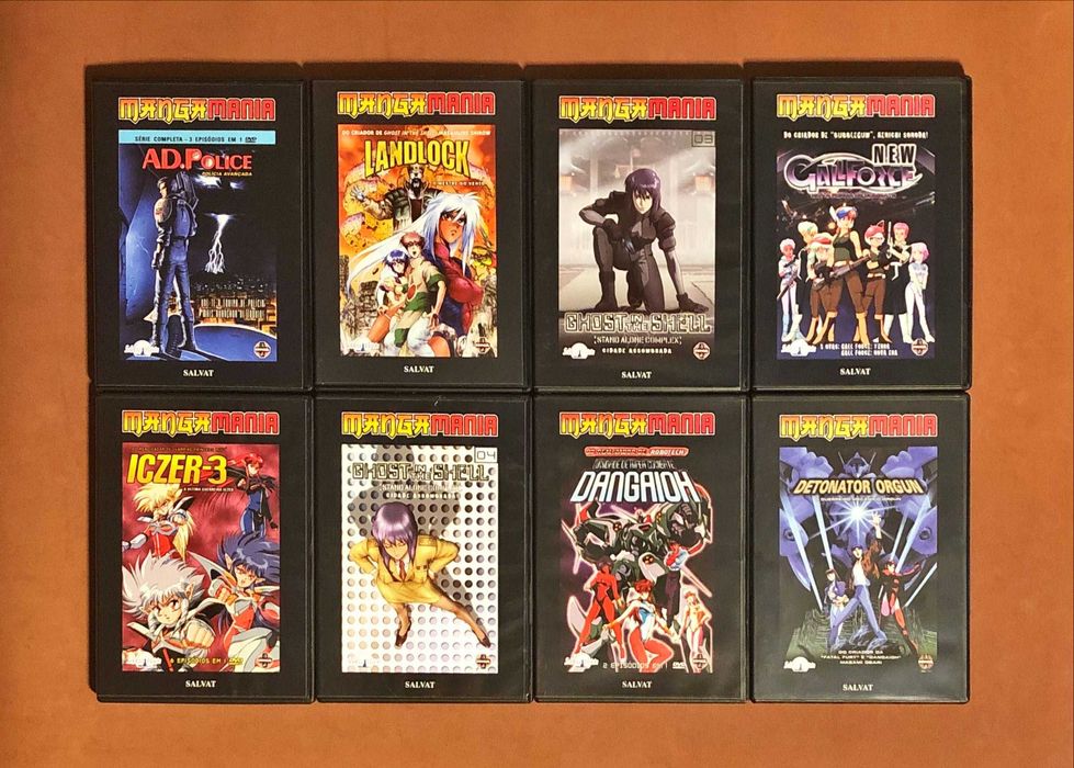 FILME DVD [22€ cada] Akira Escaflowne Evangelion Ghost Inuyasha Ninja