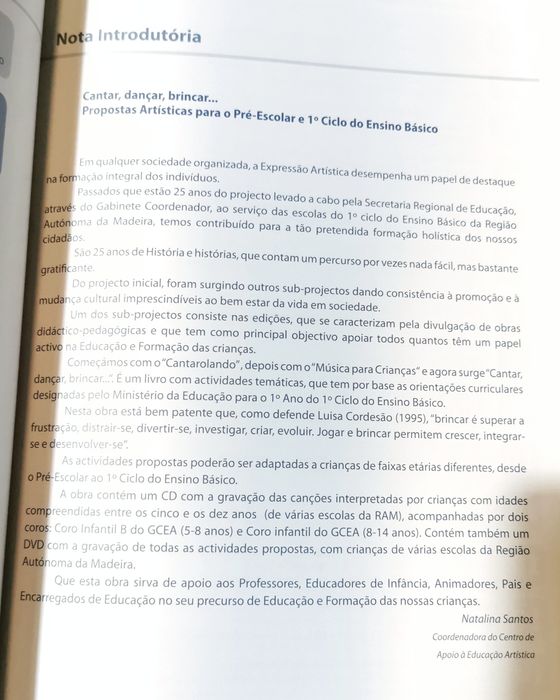 Cantar, dançar, brincar - edições convite à música