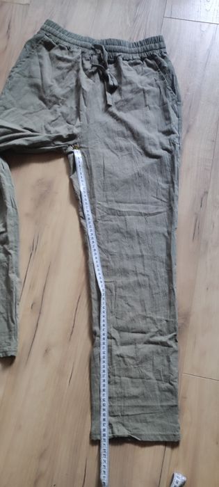 Spodnie męskie w kolorze khaki, rozmiar S