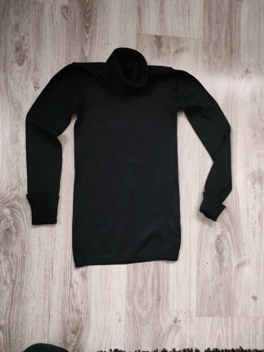 Czarny golf z dzianiny Sinsay XXS