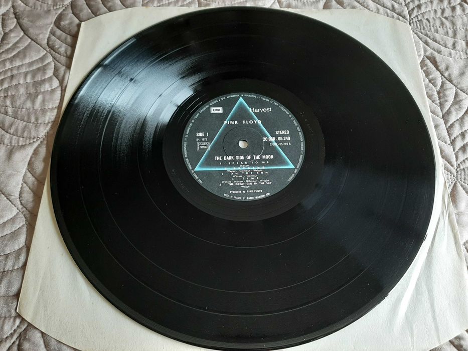 Pink Floyd - Dark Side of The Moon - França - Vinil LP (posters e sticker)