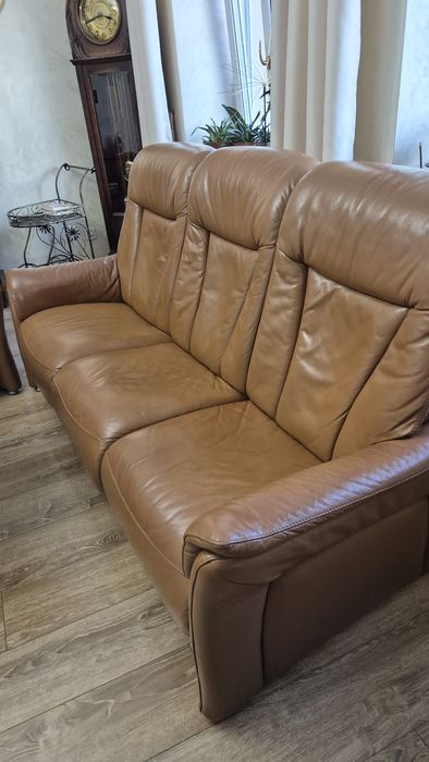 Wypoczynek skórzany 3+2+1 himolla z funkcją relax AKTUALNE