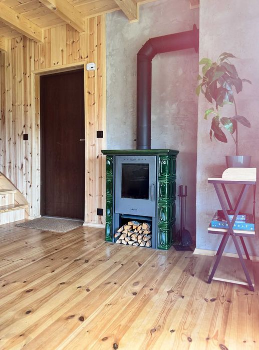 Wynajmę domek nad jeziorem z balią i kominkiem