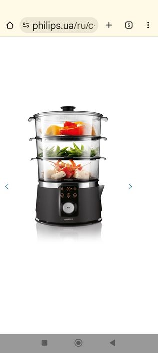 Пароварка Philips HD 9171,HD 9170