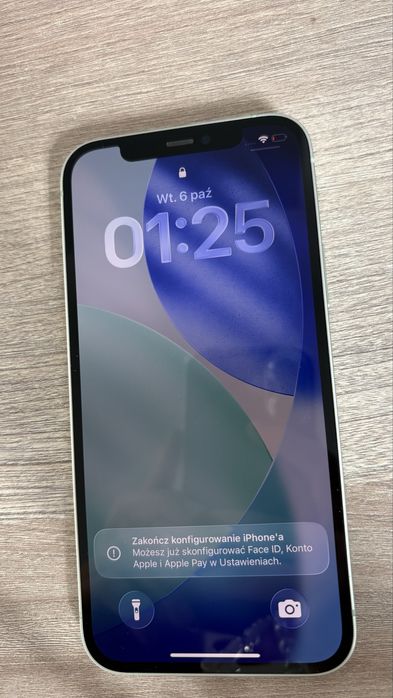 iPhone 12 128GB Zielony (Green) | Bateria 100% | Stan wizualny BDB | Do naprawy aparat