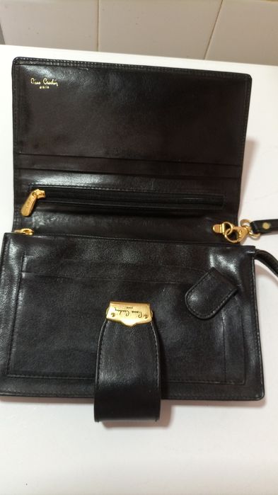 Bolsa de documentos estilo pochet em pele para homem  ou senhora