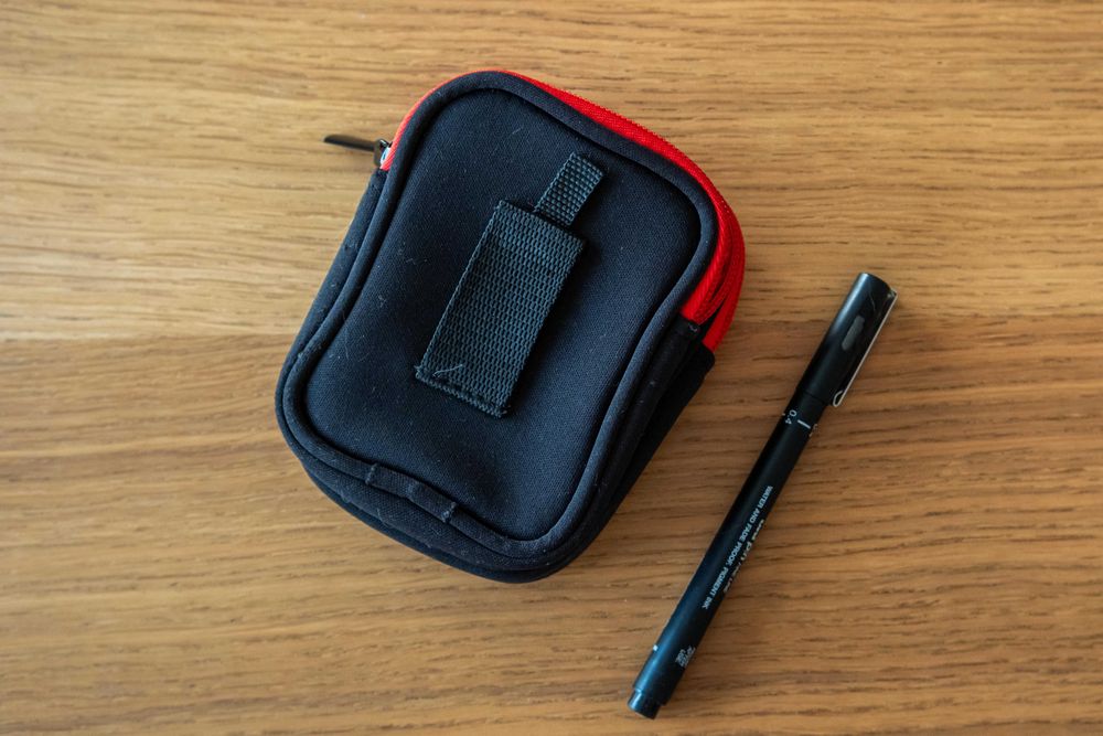 Bolsa para transporte de material fotográfico