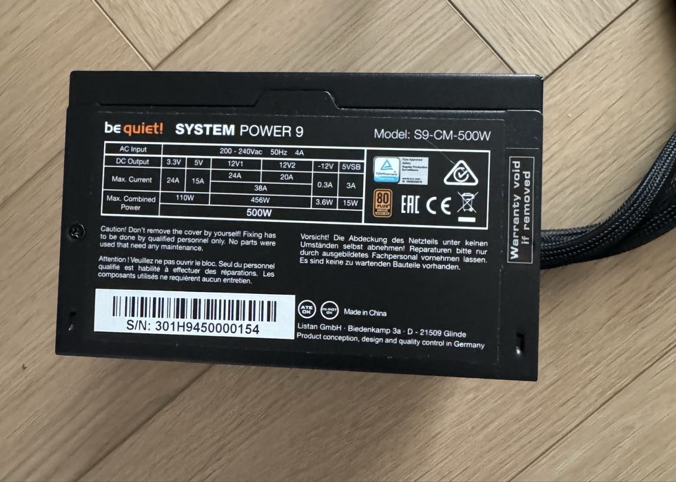 Zasilacz be quiet! System Power 9 500W CM